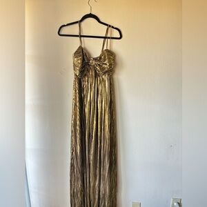 Medium Flying Tomato Shimmering Gold Dress